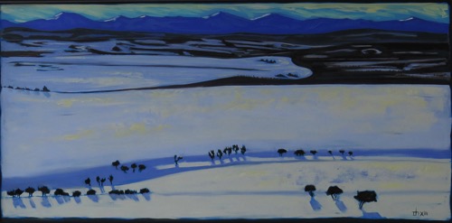 Snowfield II, West of Hartel
24 x 48 sold